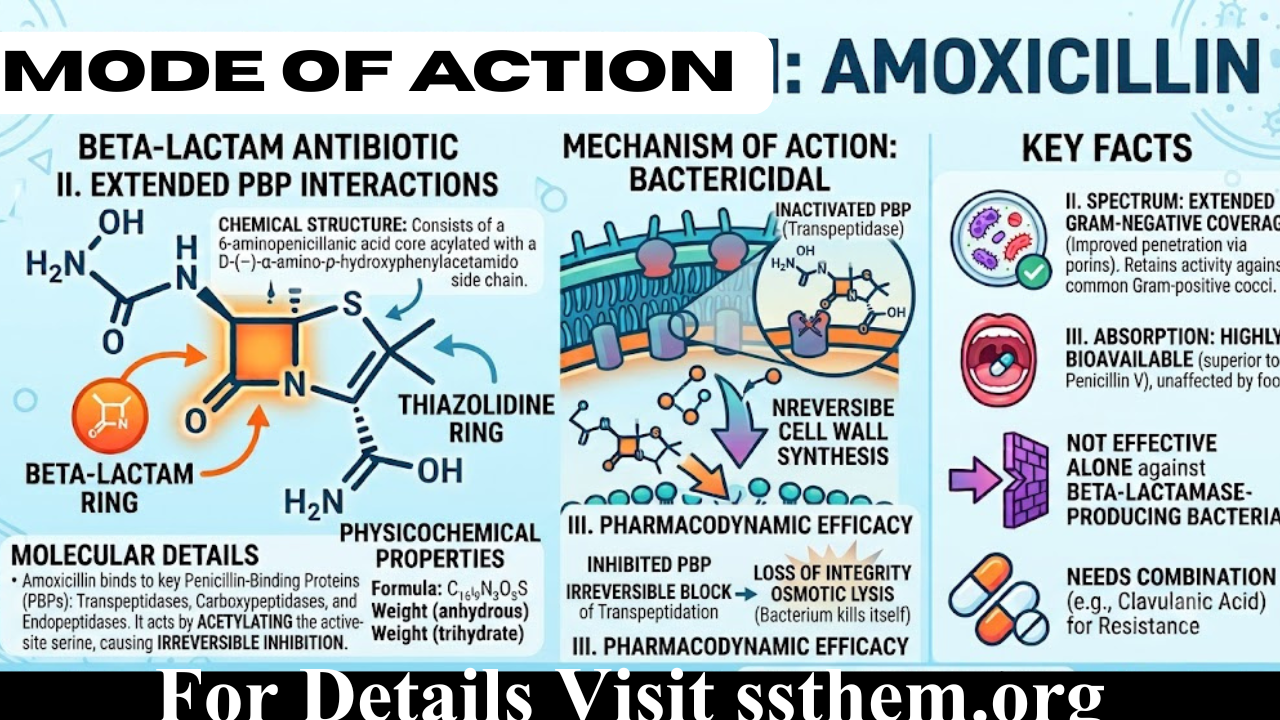 Mechanism of Action Amoxicillin 