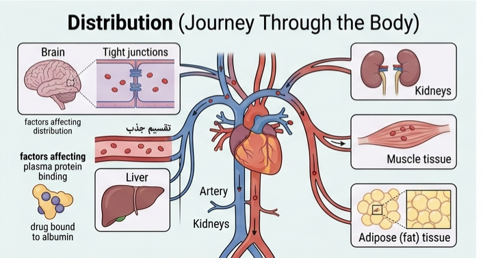 Drug Distribution: The Journey Through the Body
