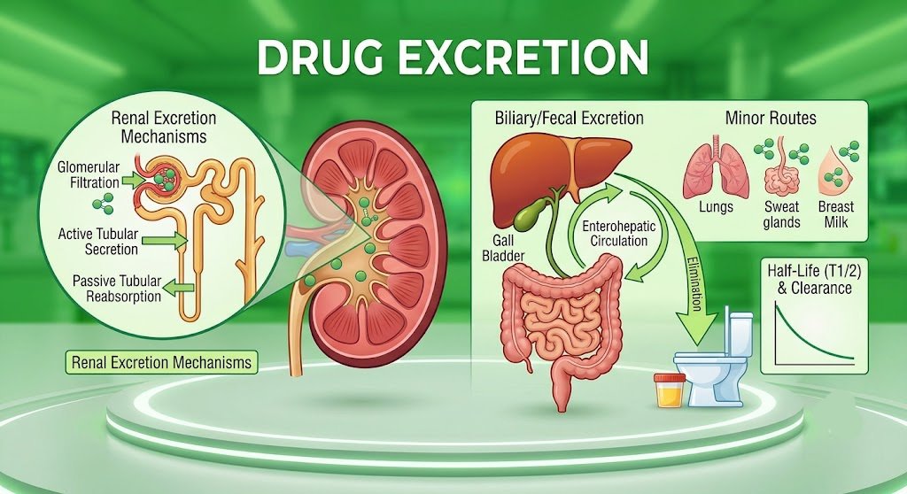 Drug Excretion from Body 