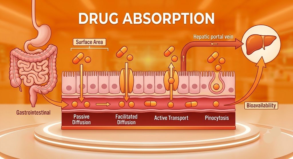 Drug Absorption in Pharmacology 
