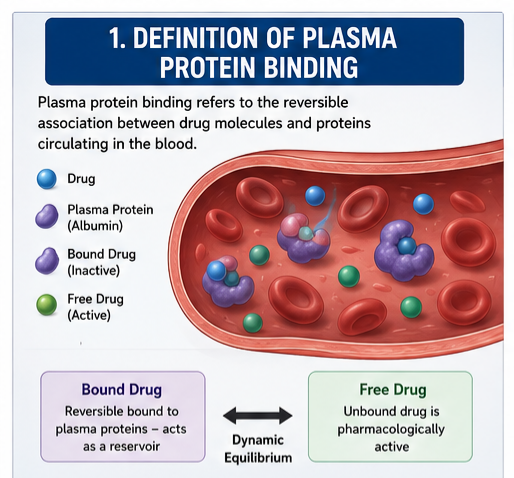 Definition of Plasma Protein Binding