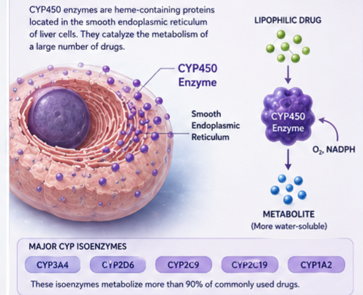 The Cytochrome P450 (CYP450) System