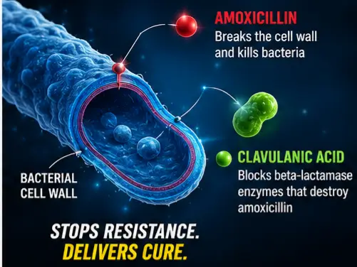 Mechanism of Action Co Amoxiclave