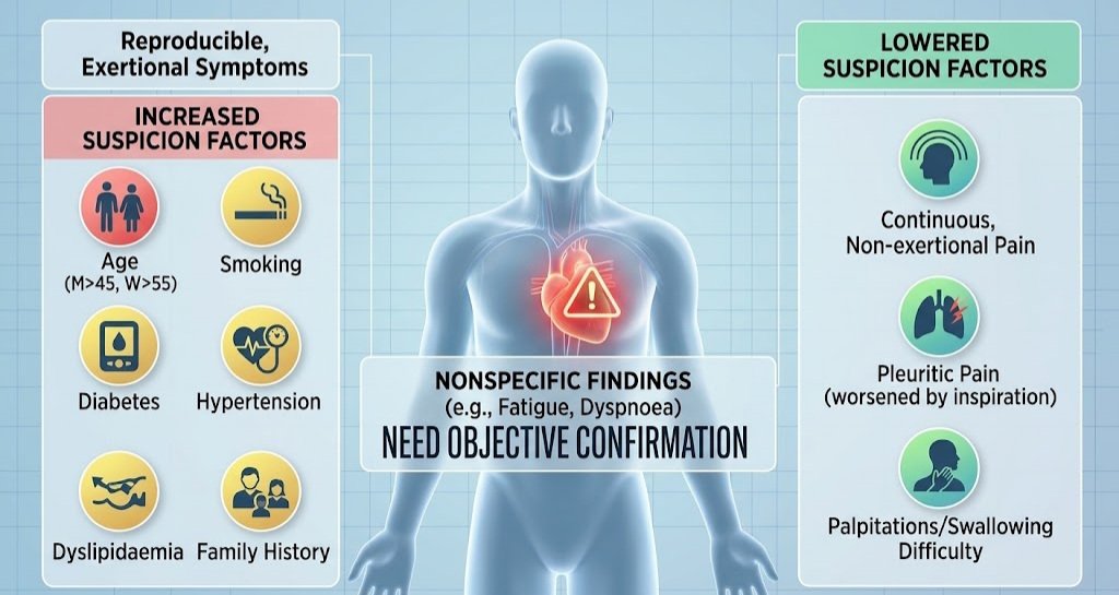 coronary artery disease diagnosis, CAD diagnosis, heart artery blockage test, coronary angiography, ECG for heart disease, coronary CT angiography, cardiac stress test,