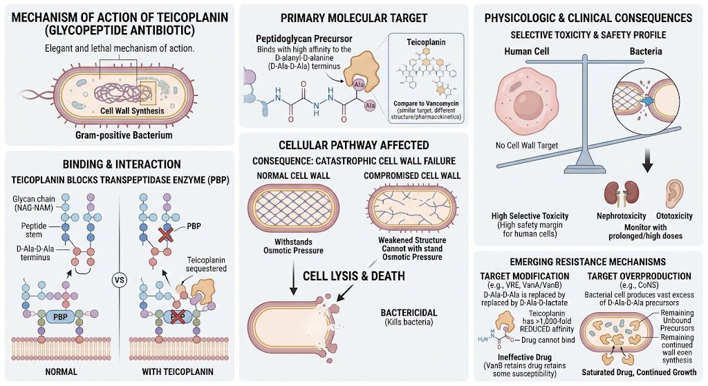 Teicoplanin 12 Life-Saving Facts, Teicoplanin uses and side effects, What is teicoplanin used for, Teicoplanin injection uses, Teicoplanin dosage, Teicoplanin 400 mg uses, Teicoplanin antibiotic, Teicoplanin side effects, What infections does teicoplanin treat, How does teicoplanin work against bacterial infections, Teicoplanin 400 mg dosage for adults, Glycopeptide antibiotic, MRSA treatment, Antibiotic resistance, Clinical pharmacology, Medical students