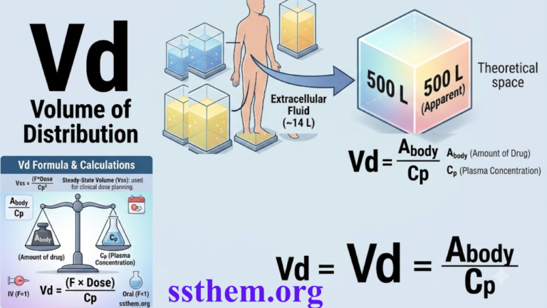 Volume of Distribution (Vd) Formula, Clinical Importance & Examples in 2026
