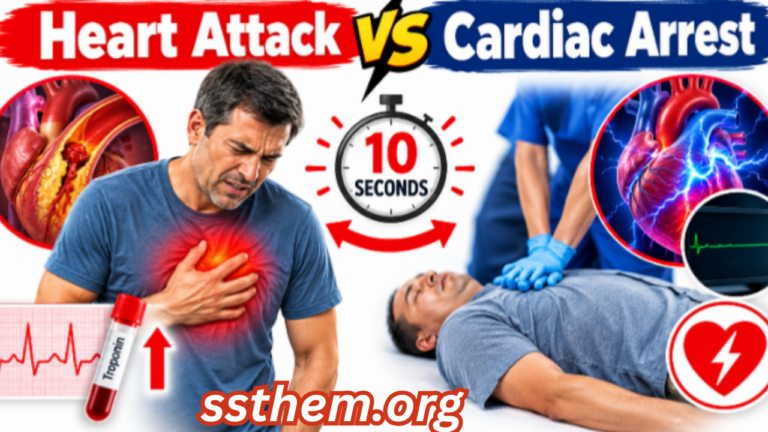 Heart Attack vs Cardiac Arrest 4 Minutes to Act, 10 Minutes to Save a Heart